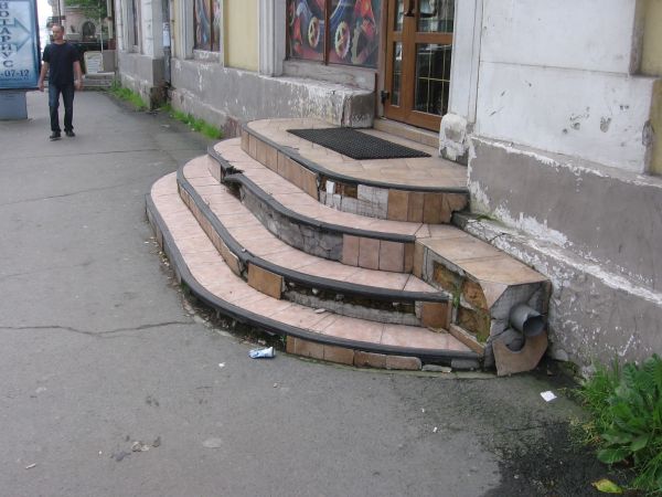 Venäläisen kaupan portaat.